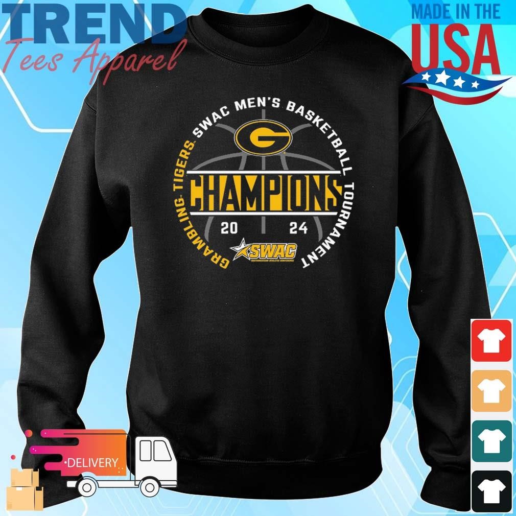 Grambling Tigers 2024 Swac Men's Basketball Conference Tournament Champions Sweatshirt