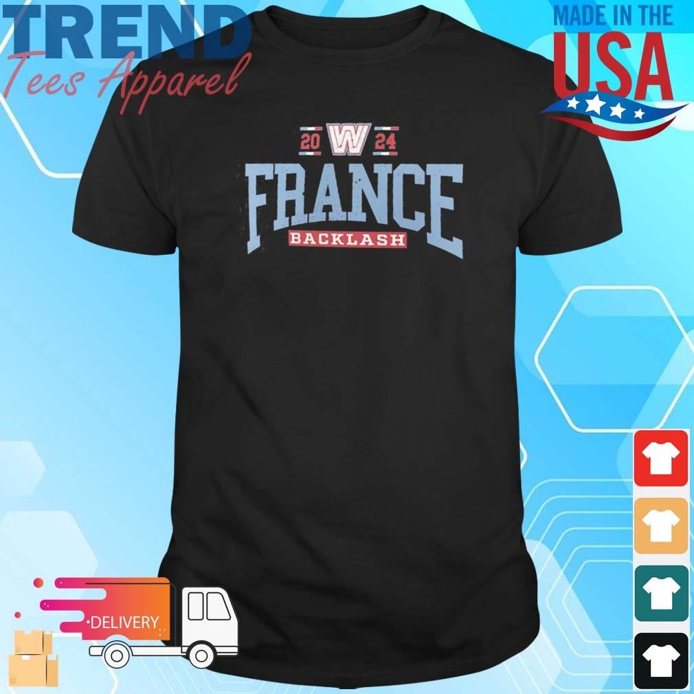 Black Backlash France 2024 T-Shirt