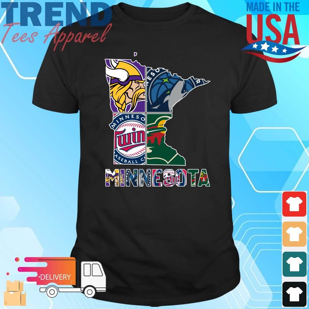 Trending Minnesota Twins Minnesota Vikings Minnesota Timberwolves Minnesota Wild T-Shirt