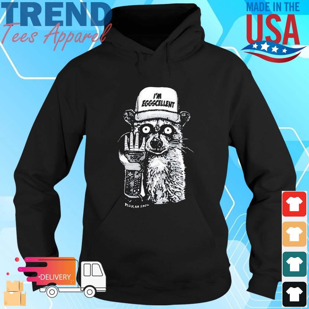 Official I’m Eggscellent Regular Show Rigby Hoodie