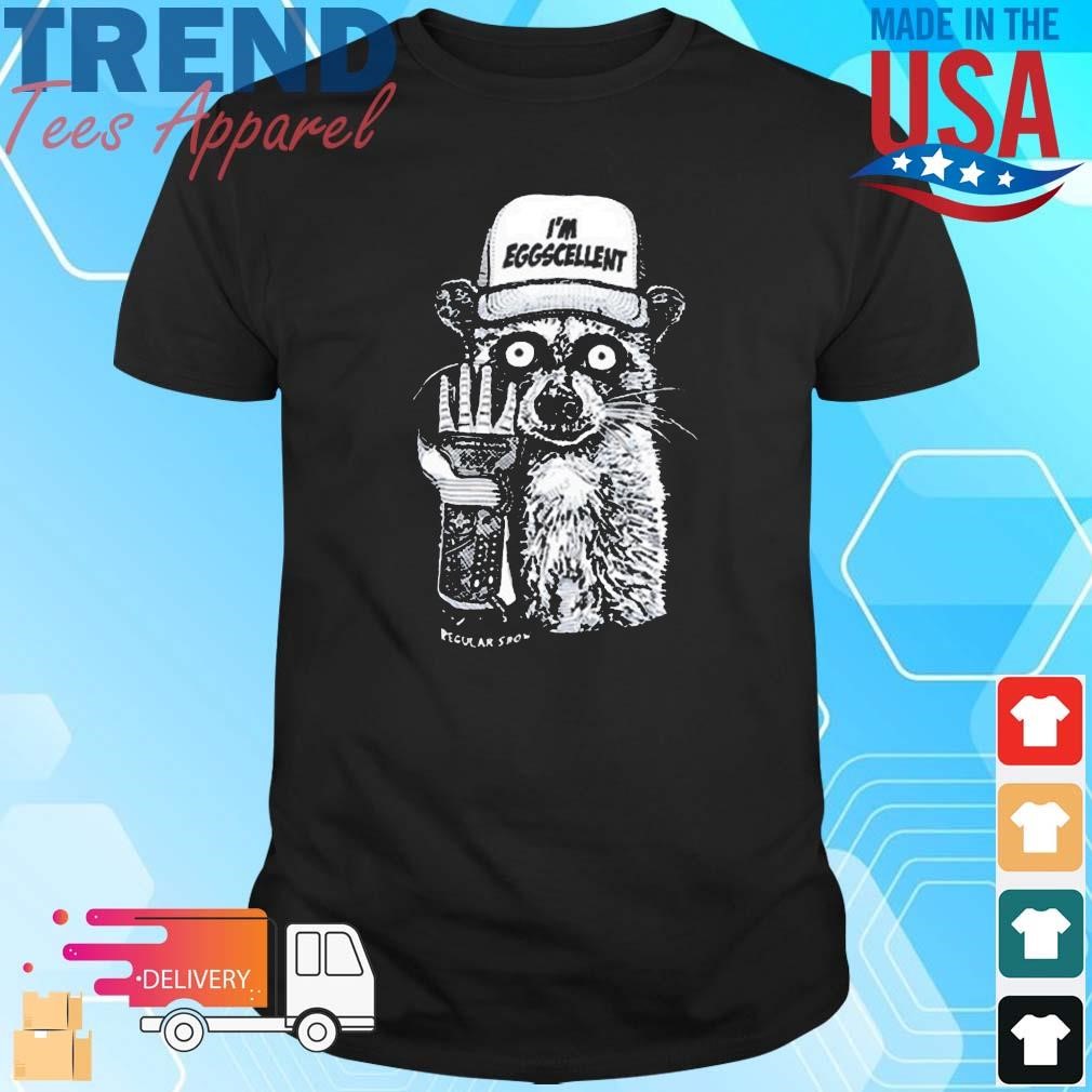 Official I’m Eggscellent Regular Show Rigby Shirt