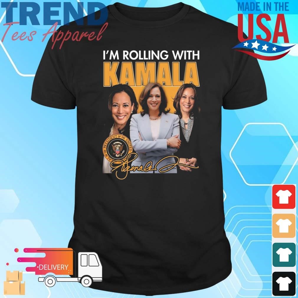 Official I'm Rolling With Kamala Harris 2024 Shirt